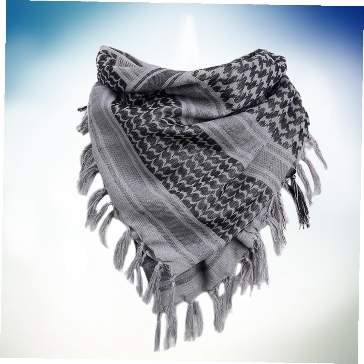 ifundom Sciarpa Tattica Militare Arab Style in Cotone Traspirante e Quadrata per Uomo, Scialle da Collo Autunnale per Attività Outdoor e Amanti Militari