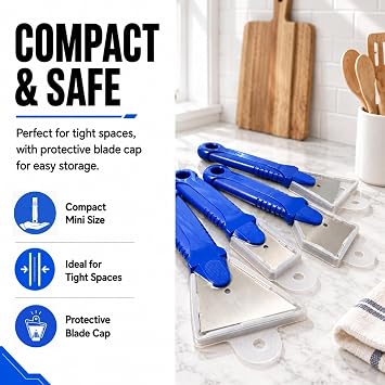 ALLEX Scraper Tool 1 Mini Hand Tool, Japanese Stainless Steel Blade