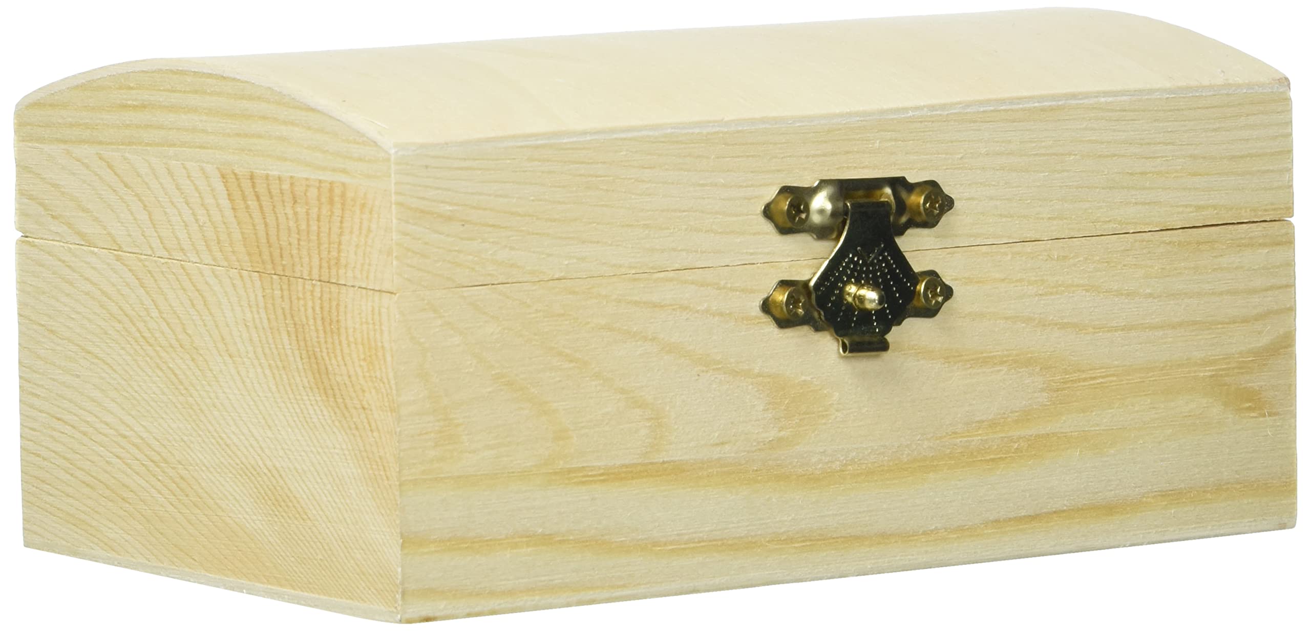 GLOREX 6 1682 400 Baroque Cassette Made of Pine Wood Approx. 14 x 8 x 6.3 cm FSC Mix for Painting, Gluing or Decorating with the Burning Iron