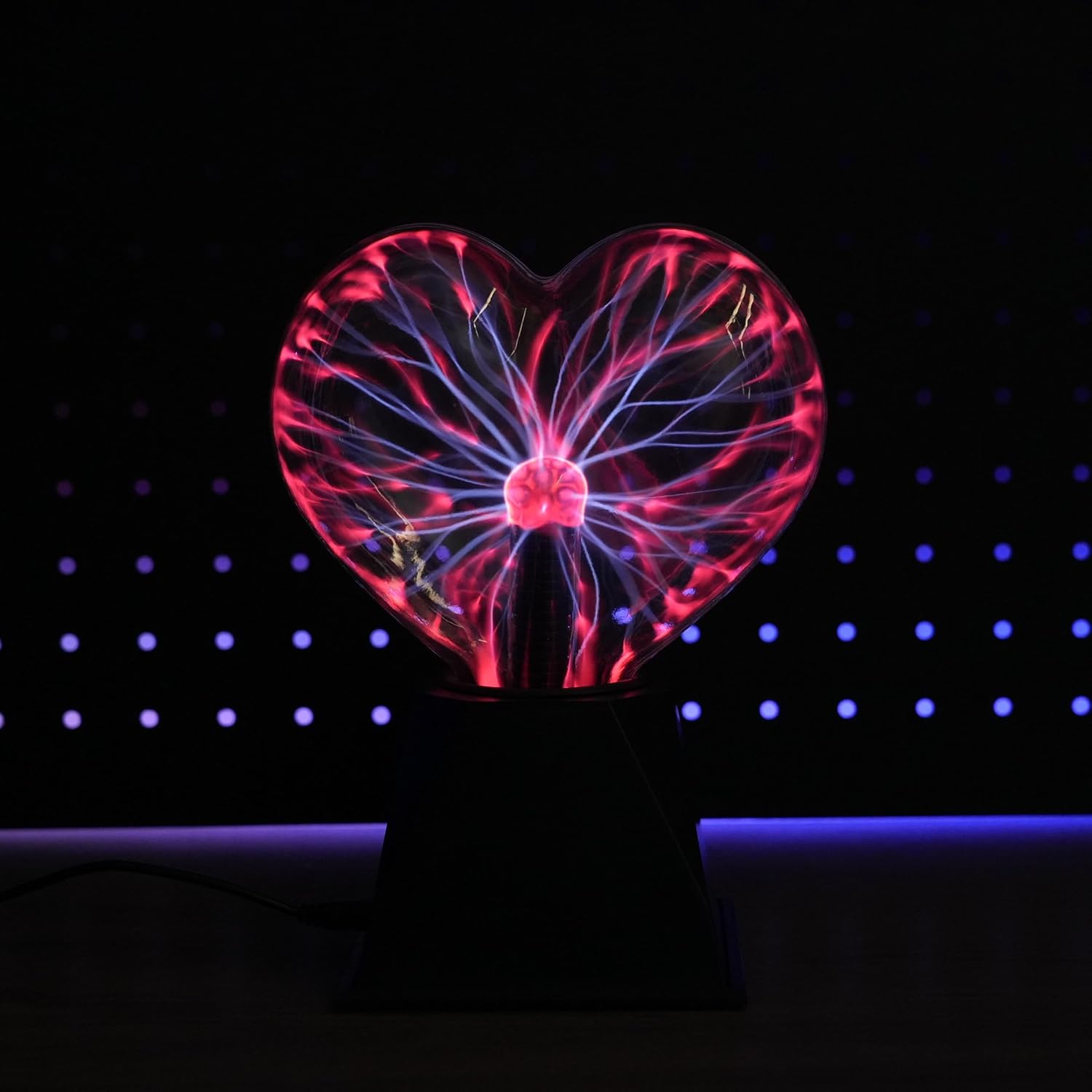 Plasma Sculpture Lamp, Plasma Ball, Plasma Ball, Science and Education Lighting, Bar, Club, Party, Decoration, Festival Gift (Plasma Love Lamp)