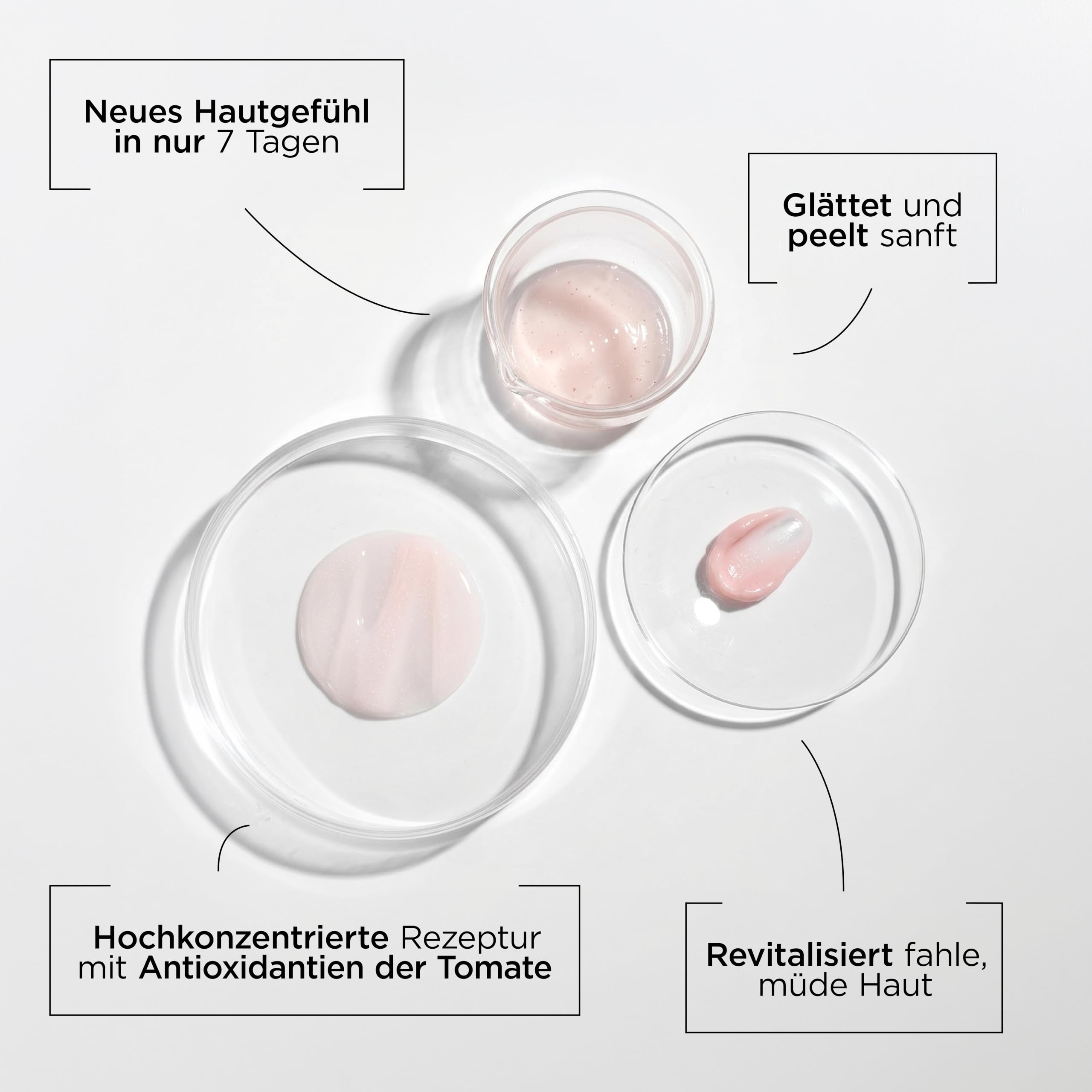 Ella Baché Tomate Glow Mikro-Peeling Essenz 125 ml - Glättende Gesichtspflege bei fahler Haut mit Antioxidantien & AHA Trio - Für ein neues Hautgefühl nach 7 Tagen