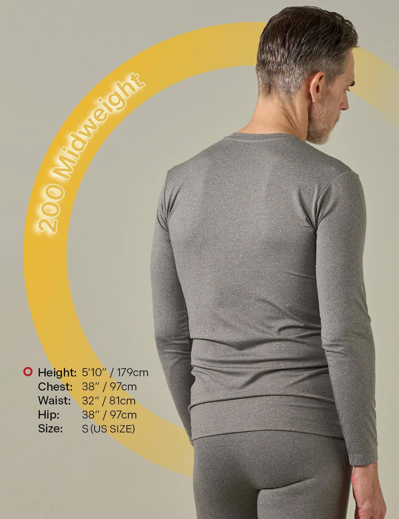 LAPASA Pacco da 2 o 1 Maglia Termica Peso Uomo Maniche Lunghe Canottiera Strato Base - Invernale Sport Allaperto Escursionismo Sci Snowboard M09/M26/M55