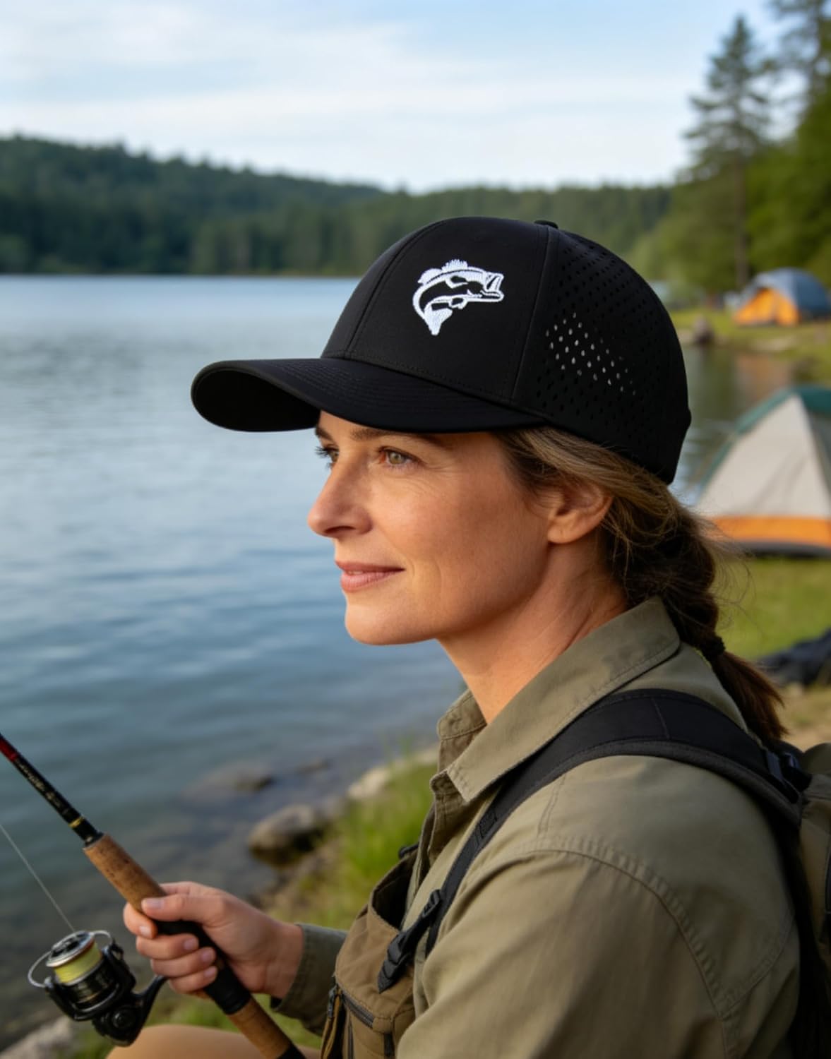 Quick Dry Baseball Cap Laser Cut Mesh Snapback Hats for Men & Women