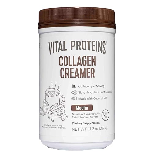 Vital Proteins Collagen Coffee Creamer Coconut Milk based  Low Sugar Powder with Collagen Peptides Supplement - Supporting Healthy Hair Skin Nails