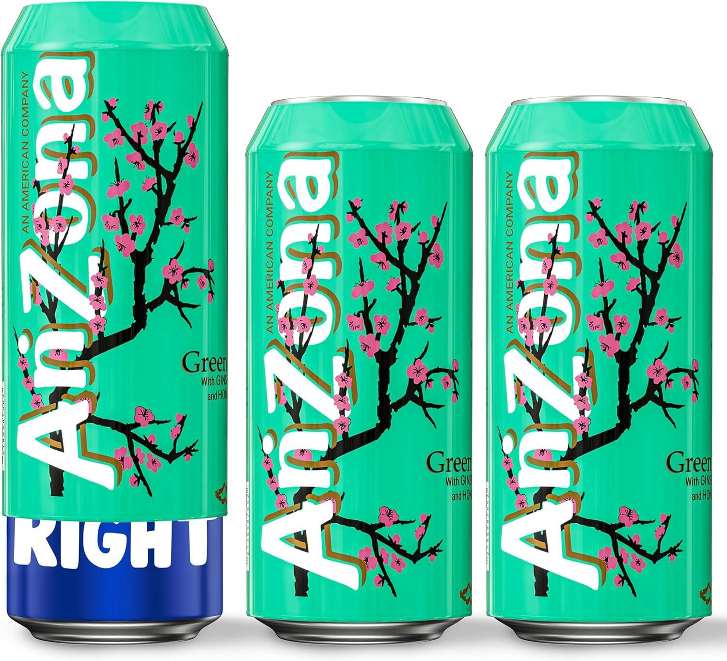 SkywinSilicone Can Sleeve - 3 Pack Drinks Can Cover can Hides Can 24 oz (710ml) by Disguising it as a Can of Soda (Green Tea)