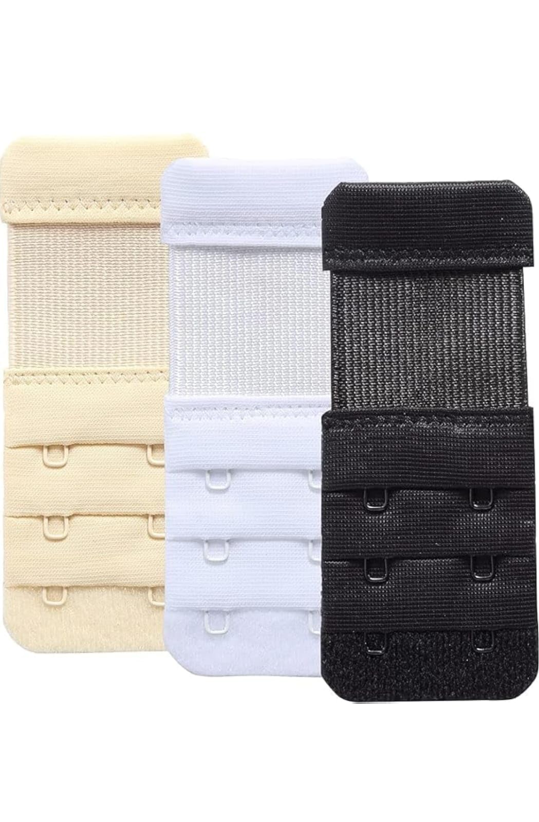 Bra Extender Set for Women – Adjustable Elastic Bra Strap Extension (2/3 Hook) Soft Stretch Bra Band Extenders for Comfortable Fit (Multi-Color Pack)-image-16