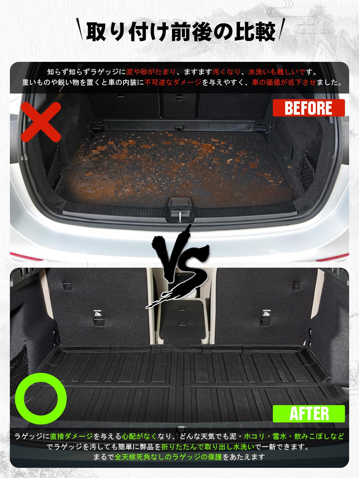 Amazon.co.jp: ruiya 折り畳み式 新型 BMW X1 U11 専用 ラゲッジトレイ