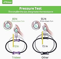 Vista 4 de Anillo de pilates, anillo de yoga, anillo de pilates de círculo mágico de 12 pulgadas, equipo de pilates para tonificar muslos abdominales