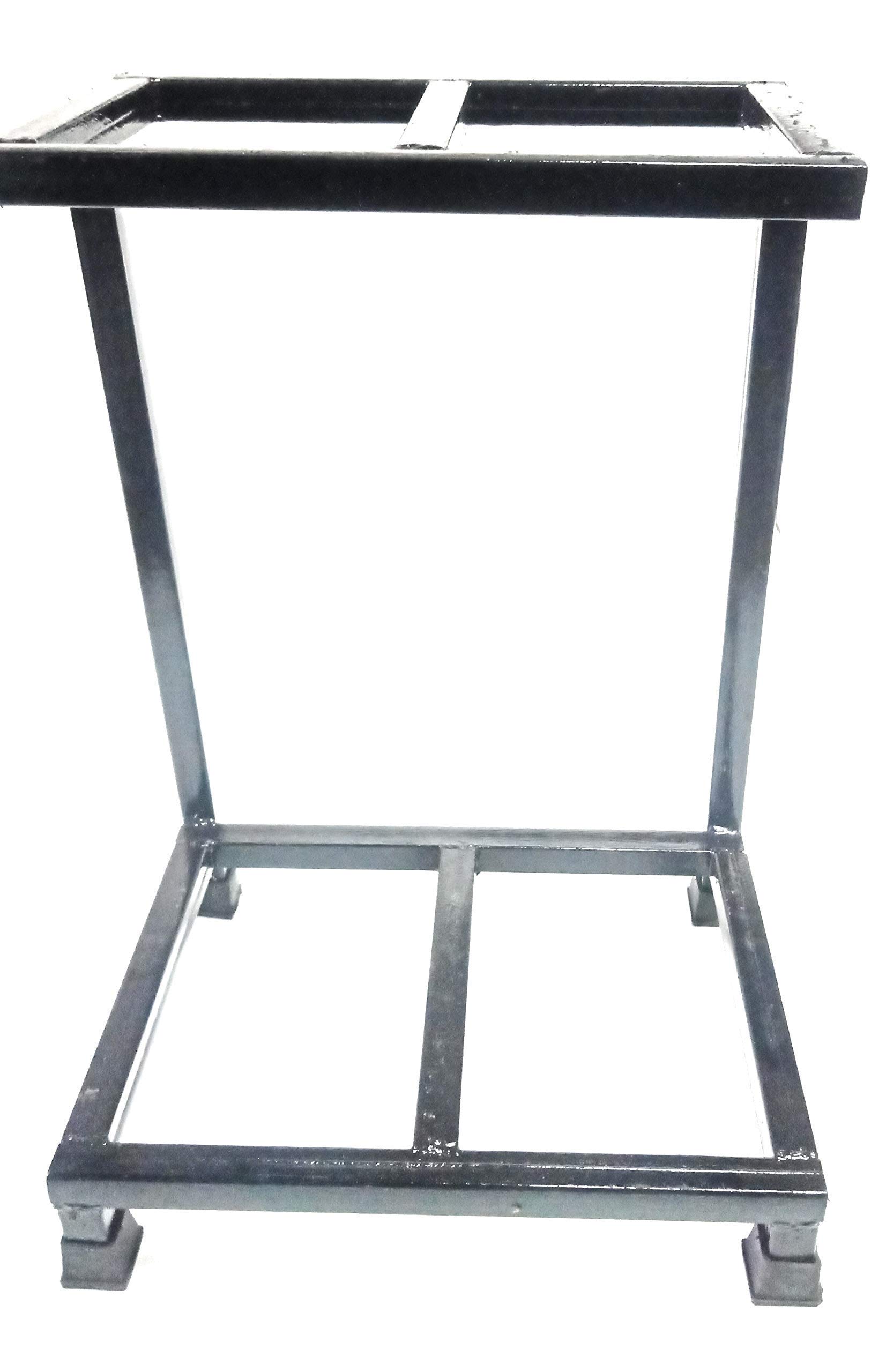 RAJ CHAIR Single Ups Battery Inverter Trolly Stands For Home&Office Flat & Tubular Battery (1Inch Pipe 25Inch Height) In 4Leg (Black)-image-45