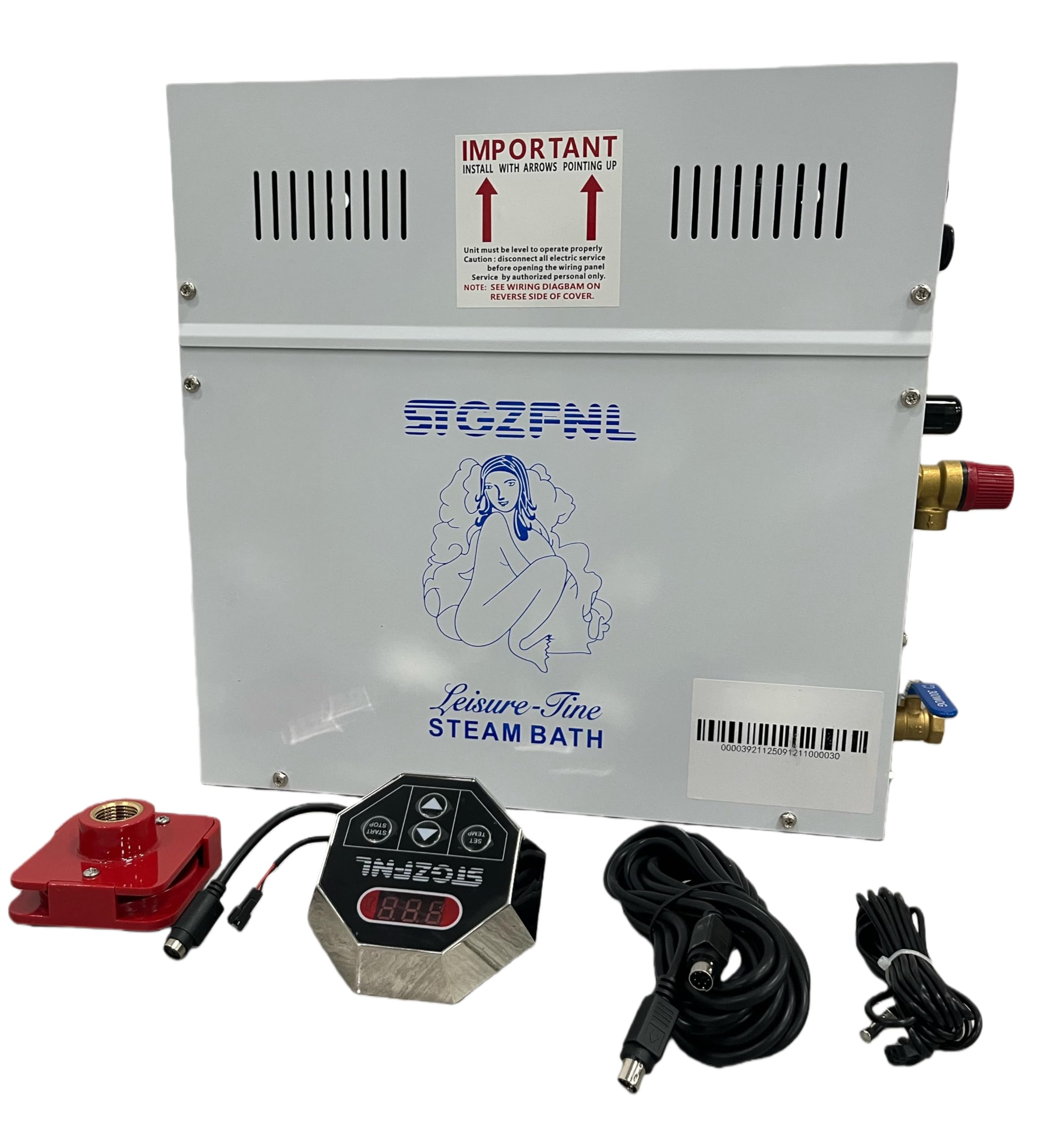 ECO LLC 9KW Steam Generator Sauna Bath Home Spa Shower & St-135M Controller