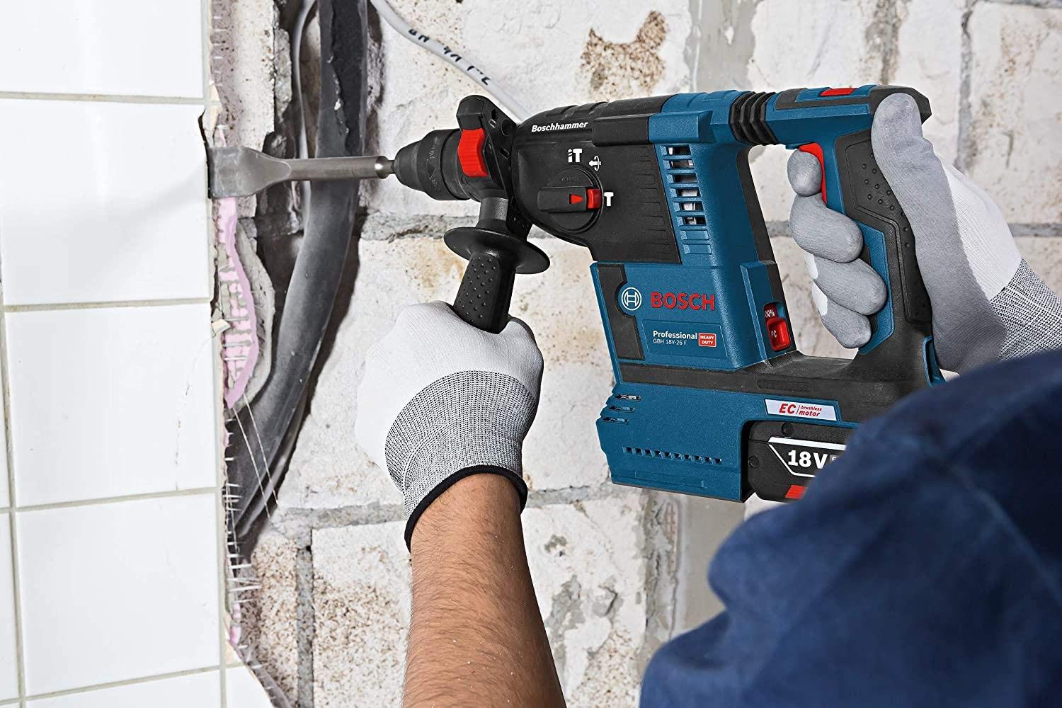 Bosch Professional Set Mixto con 11 Brocas para Martillo y cinceles SDS Plus, para hormigón y mampostería, Accesorios de Martillo perforador