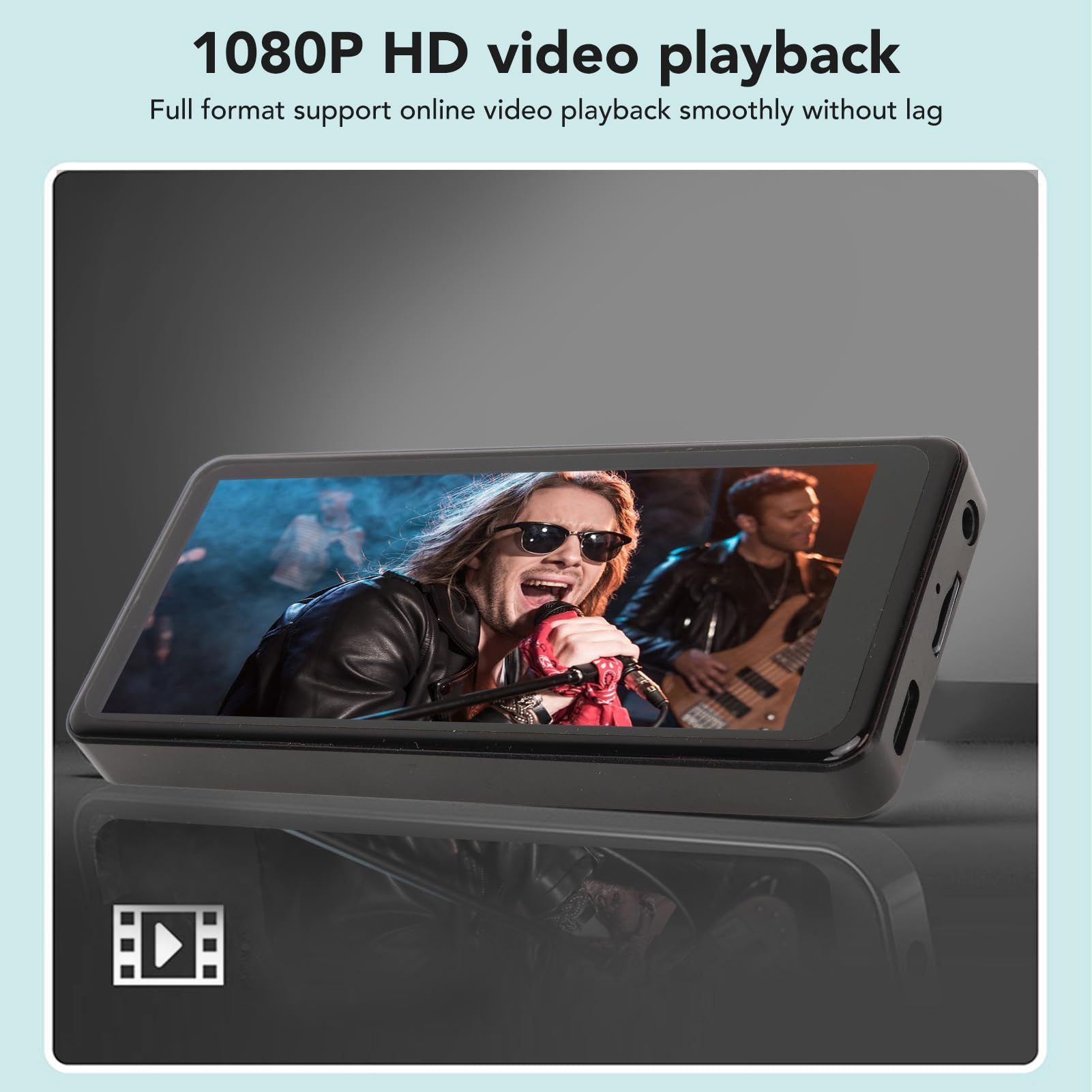 Cocoarm Lettore MP4 da 4,0 Pollici con Bluetooth e WiFi, 2050mAh (BLACK)