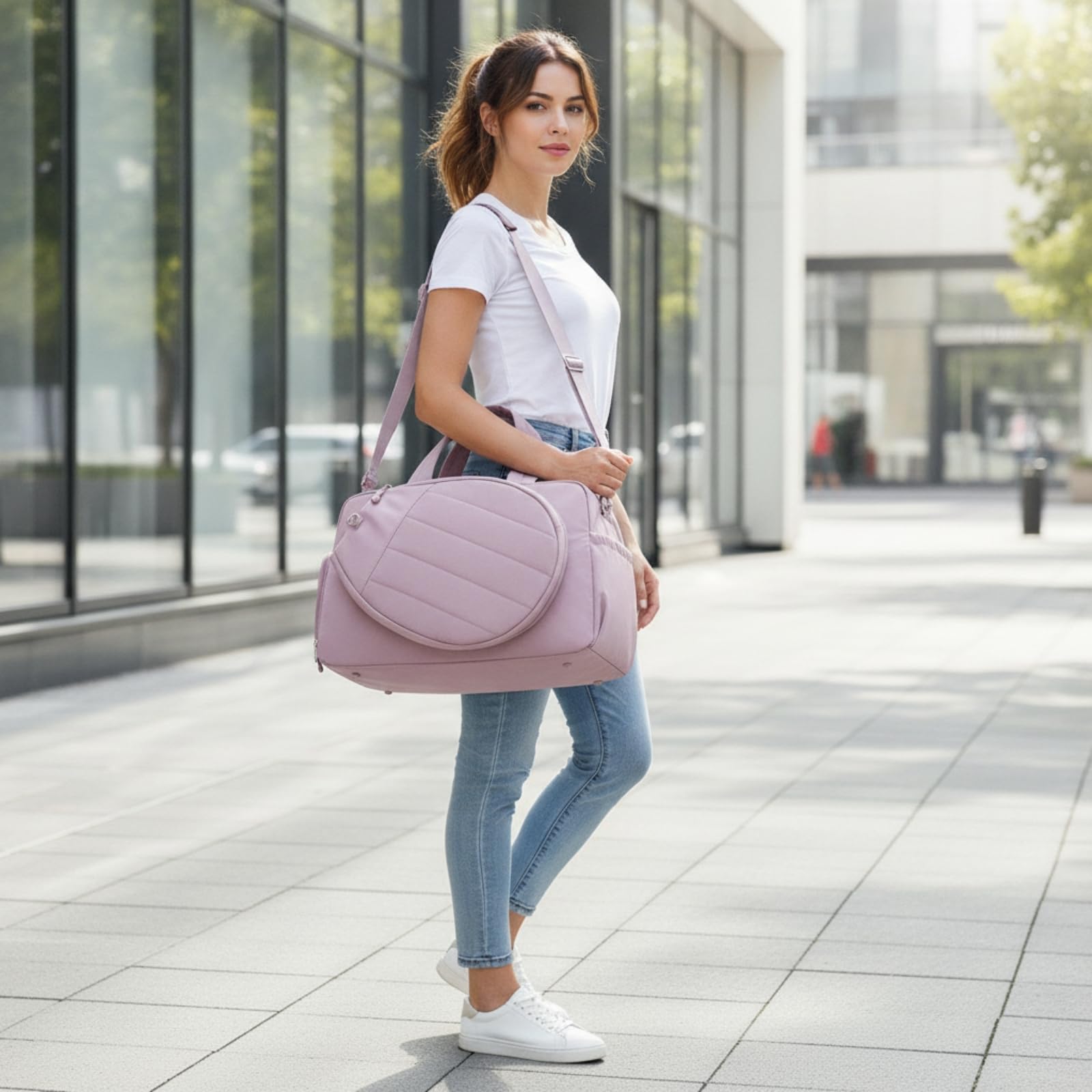 Bolsa con Ligera, Rosado, Rosado