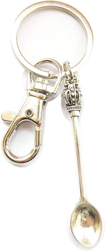 Spoons keychain, Spoonie Jewelry, Spoon Charm,Husband keychain Husband Best Gift keychain,Simple keychain,
