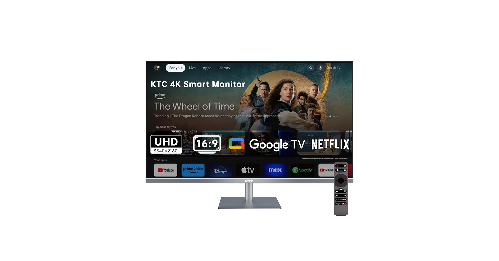 Amazon.com: KTC 32 Inch 4K Smart Monitor, Google System UHD