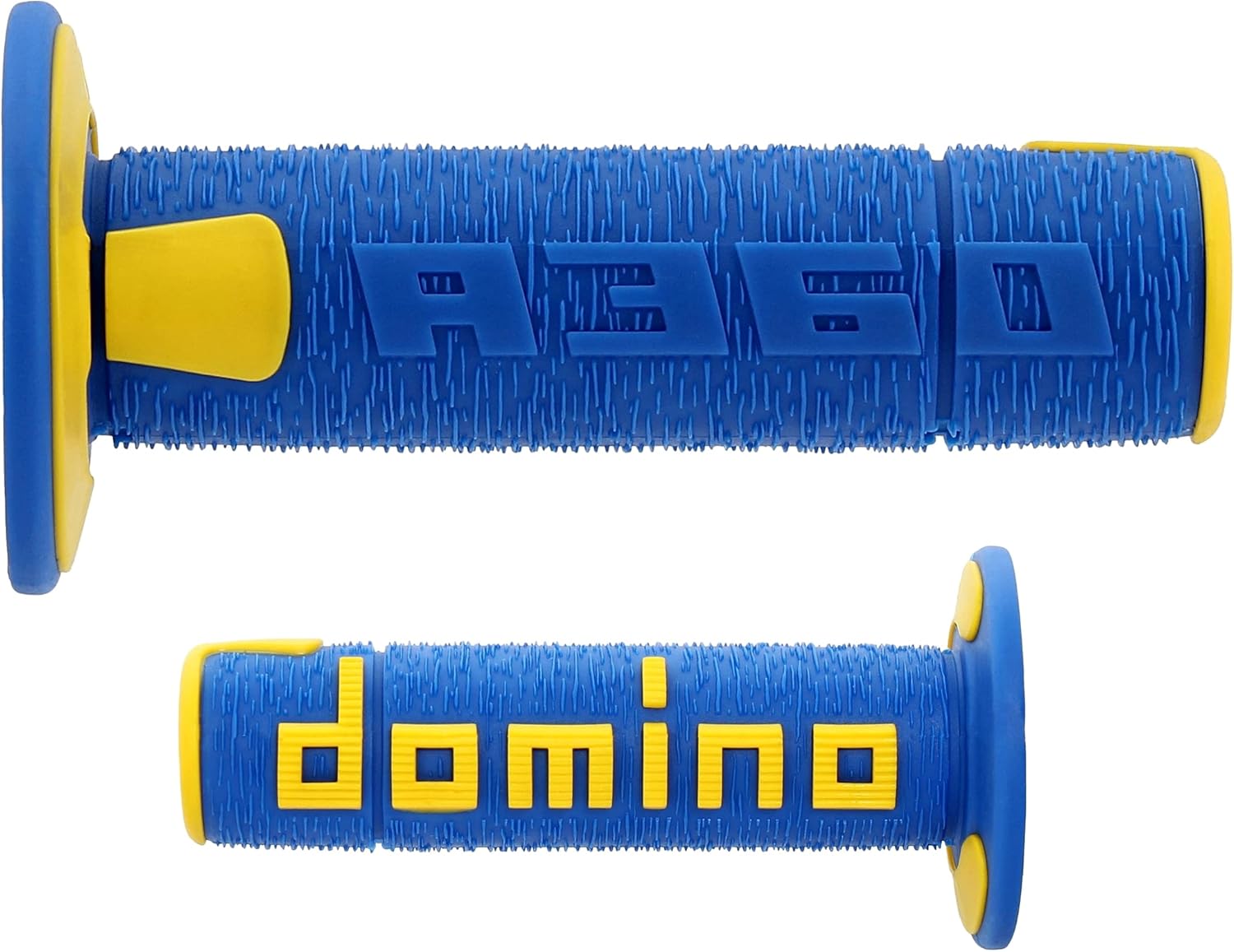 Domino Racing A360 Dirt Bike Grips Blue Yellow