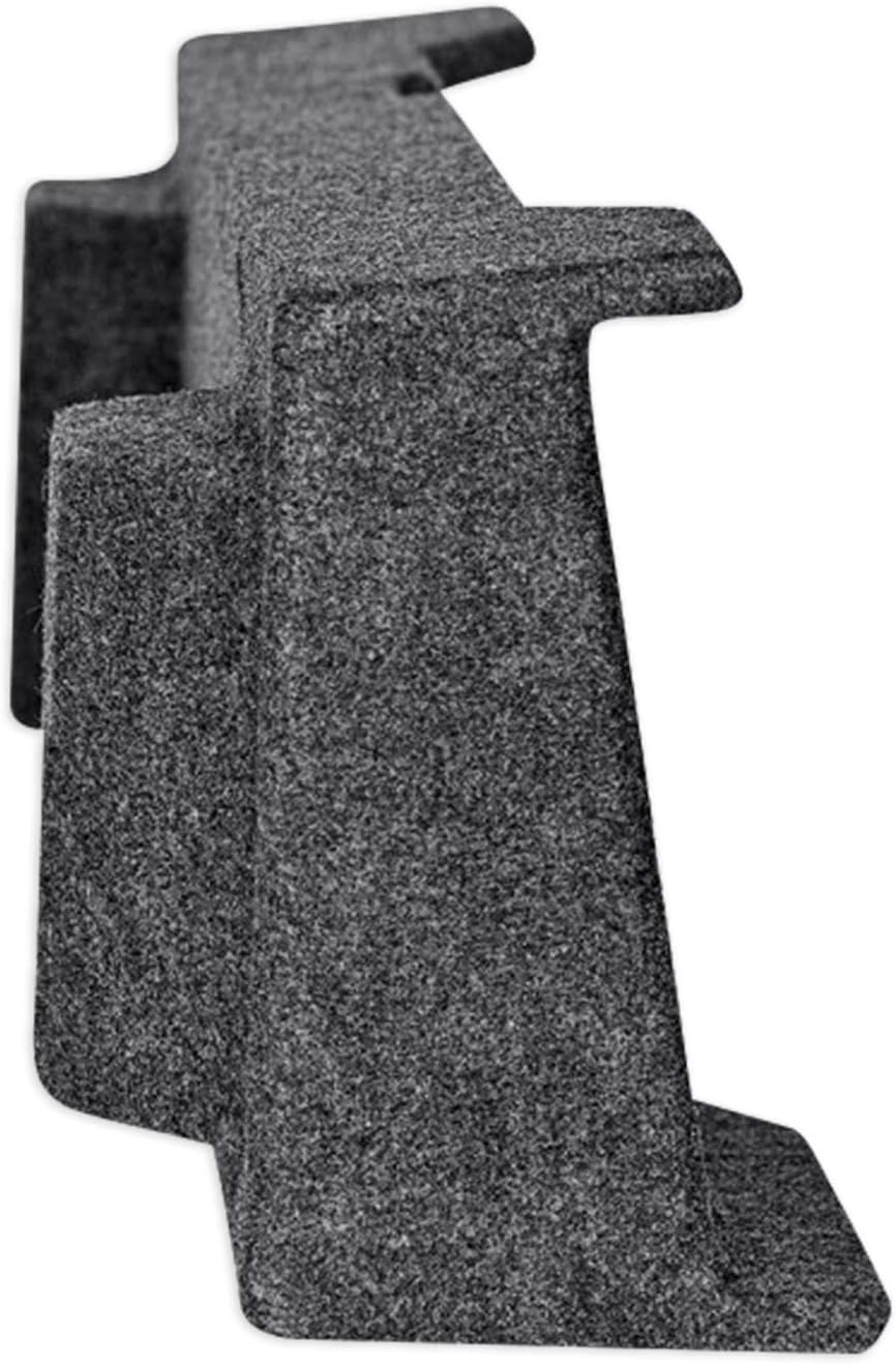 Rockville REC26 Dual 10" Sealed Subwoofer Box, Custom Fit for 2001-2006 Chevy/GMC Heavy Duty 1500/2500/3500HD, Underseat Downfire, 5/8" MDF, Premium Truck Audio Enclosure