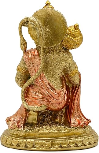 Miniatura 9 de alikiki Estatua hindú Ramayana Hanuman - 6.1 pulgadas de alto, estatua de dios indio hinduismo, devoto, señor Rama, santuario, altar, decoración,