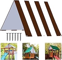 Vista 15 de ABCCANOPY Juego de lona de repuesto de 52 x 90 pulgadas para parques infantiles, pantallas de sombra (verde)