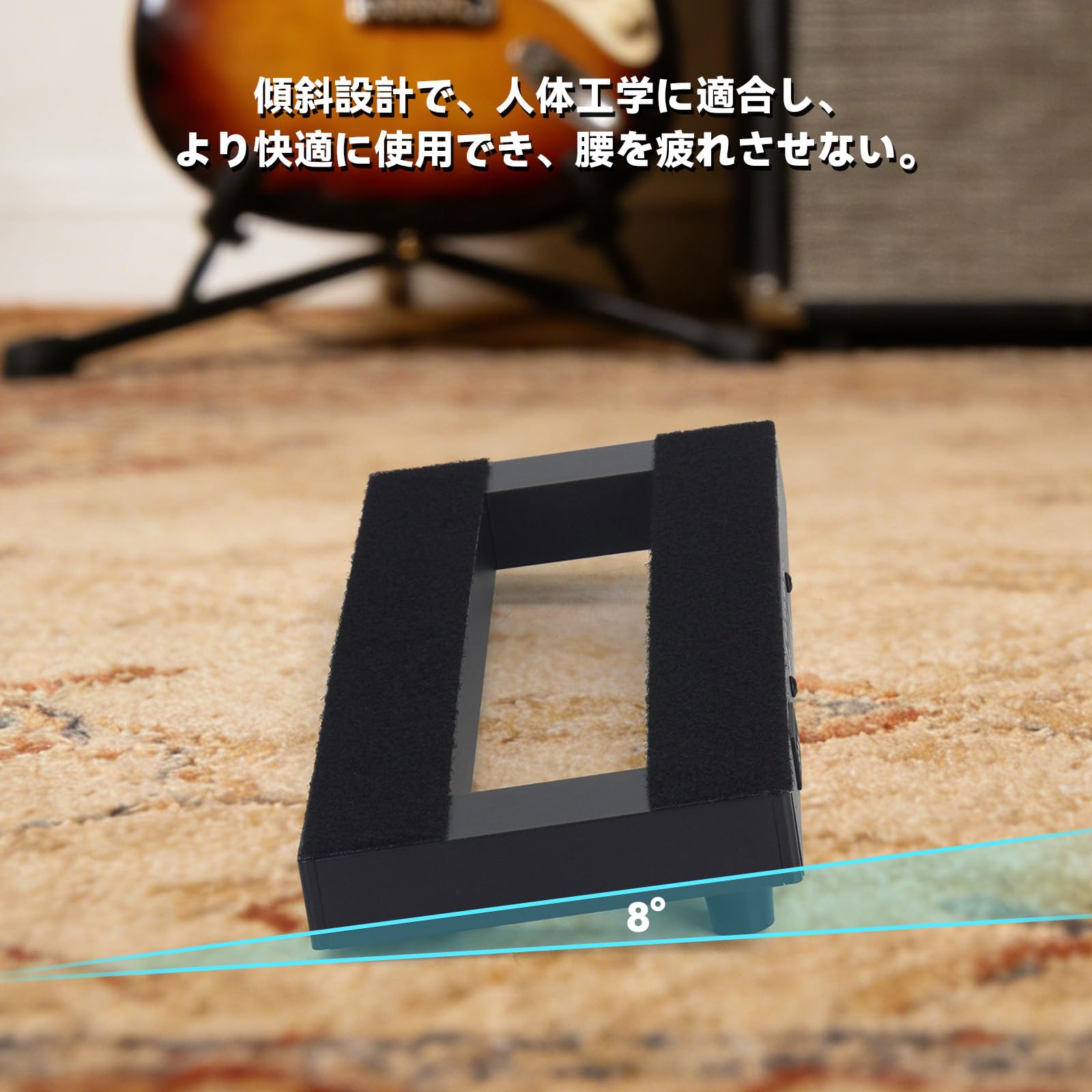 Amazon | GOKKO電源内蔵エフェクターボード アルミニウム合金 ペダル 
