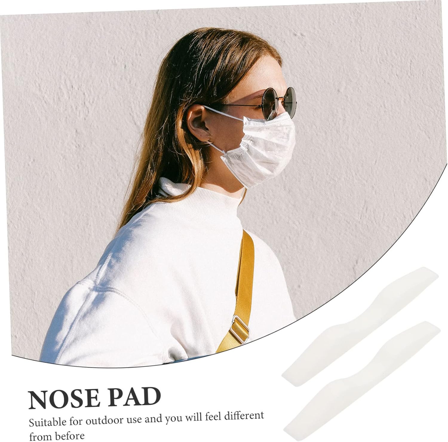Nose Bridge Mats Anti-fogging Nose Strips 100pcs Protective Strips Glasses Grips Nose for Outdoor Activities