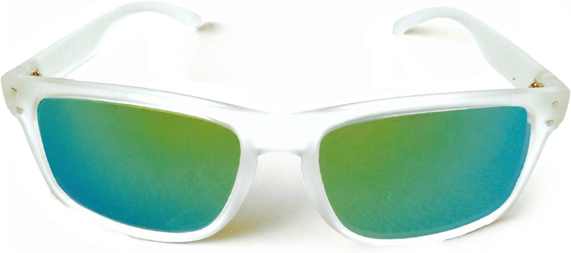 BlobFish Blue River Polarized Aquamarine Mirror Lens Fishing Sunglasses