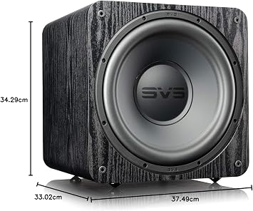 SVS SB-1000 Pro Subwoofer Black Ash | 12 Driver, 325 Watt RMS, Sealed Cabinet