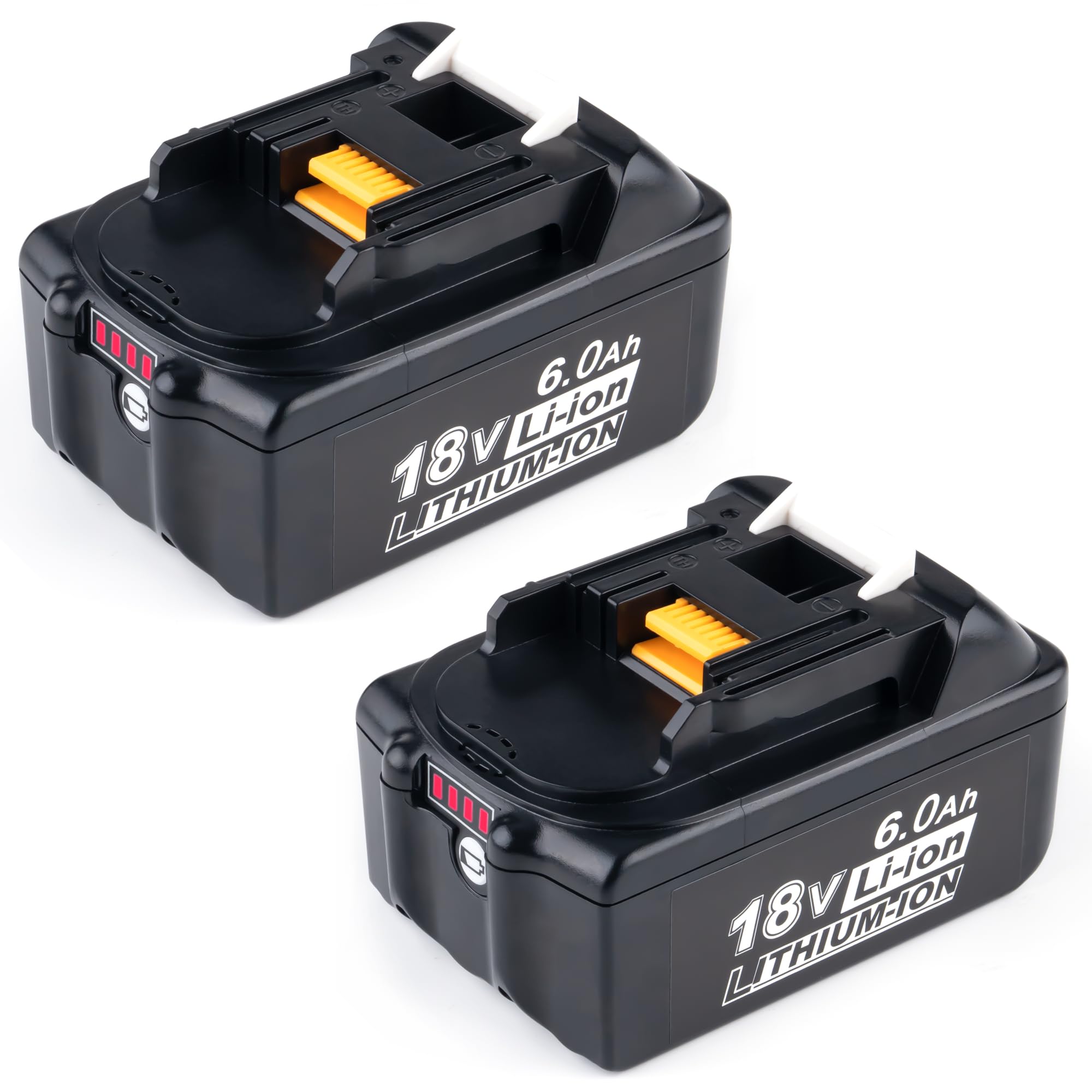 Amazon.co.jp: マキタ 18V バッテリー 6.0Ah 2個 互換 BL1860B