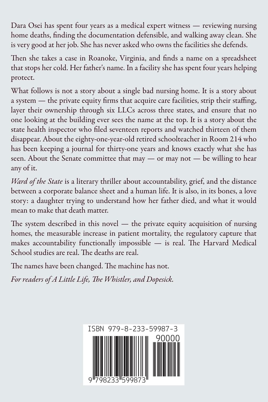 Ward of the State - A Novel