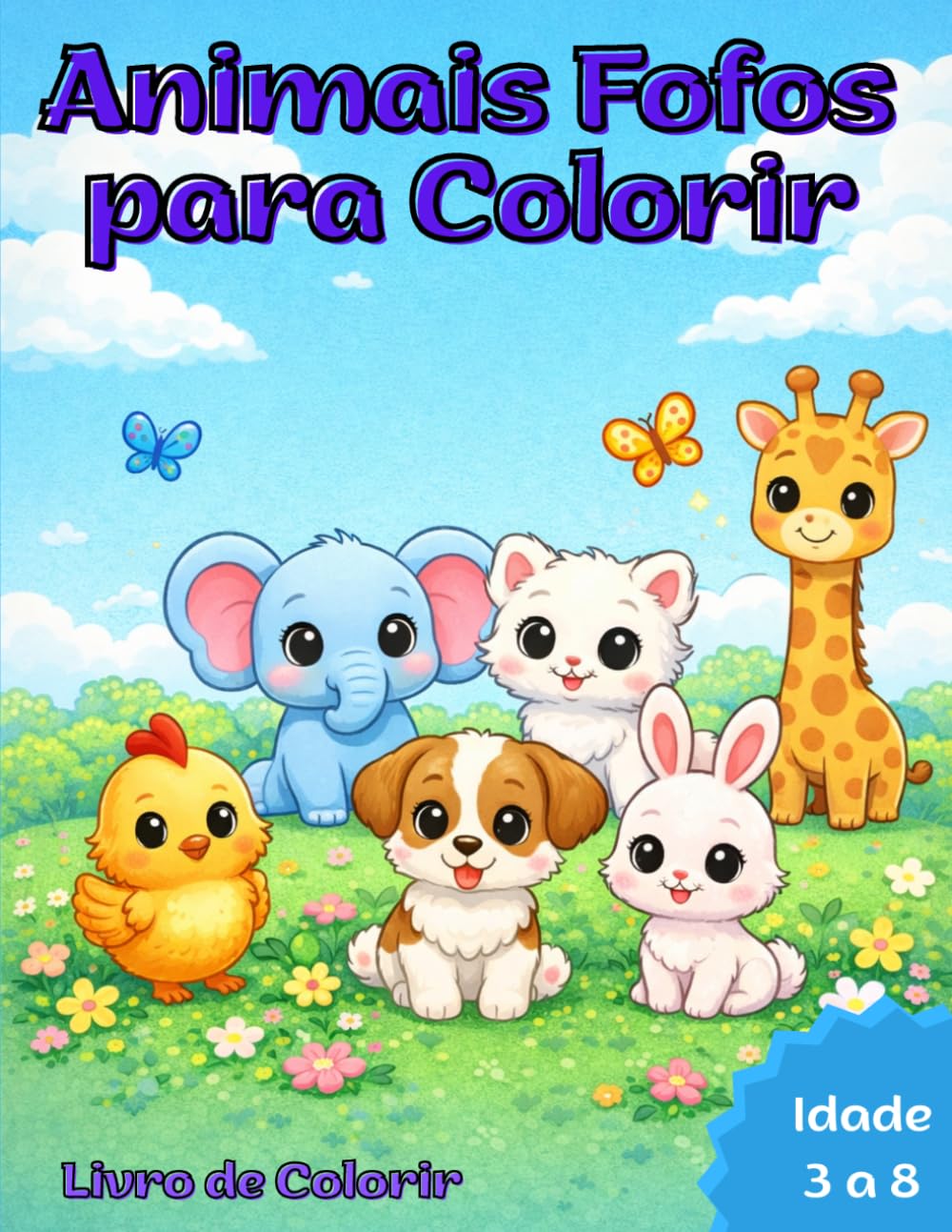 Animais fofos para colorir