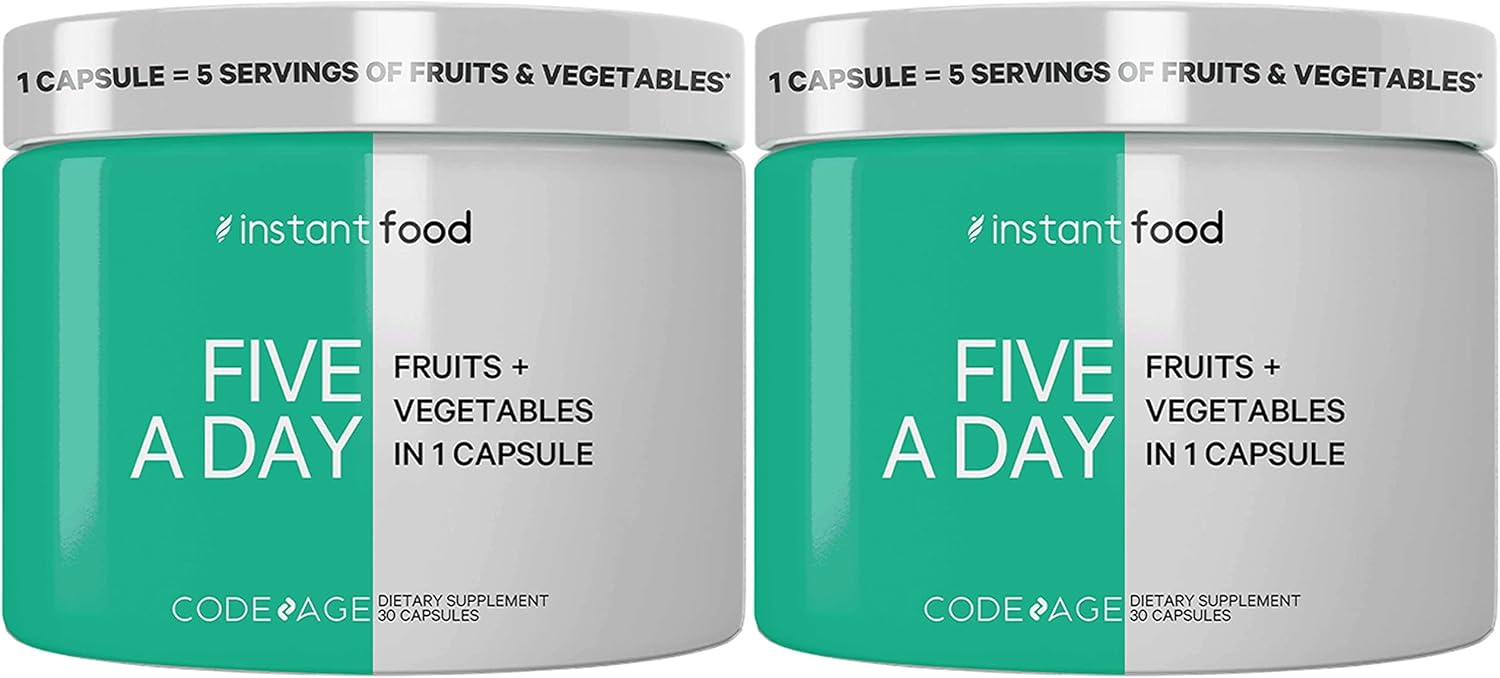 Codeage 5 Servings of Fruits & Veggies Equivalent in 1
