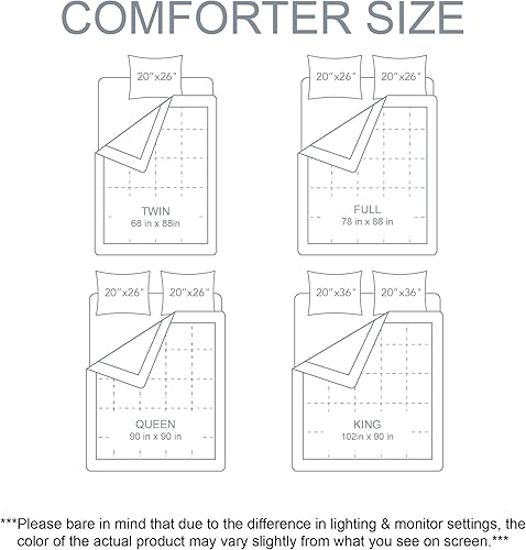 Miniatura 5 de Swift Home Collection - Edredón reversible de microvisón y sherpa de 3 piezas con fundas de almohada, juego de ropa de cama de lujo, azul marino,