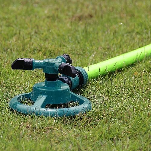 Miniatura 4 de Aspersor de viaje con rotación de aspersor de tractor riego de 360 Aspersores de agua de jardín Automático Patio y Jardín Rociador de agua para cama