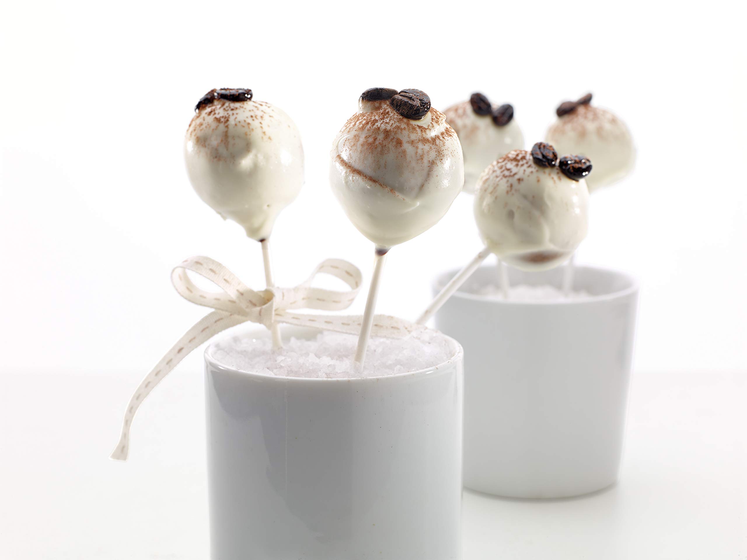 Lékué Palos para Cake Pop, Blanco, 50 unidades