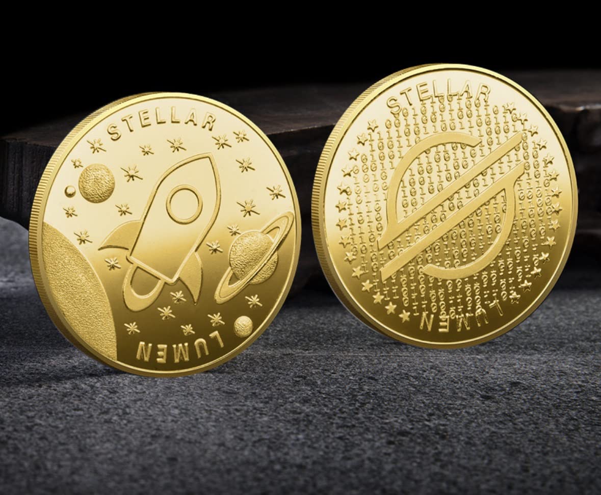 Amazon.com: 2 Pieces Stellar Coin Physical Crypto Coins XLM Lumen  Cryptocurrency Cryptobitcoins Novelty Hobby Commemorative Coin : Toys &  Games