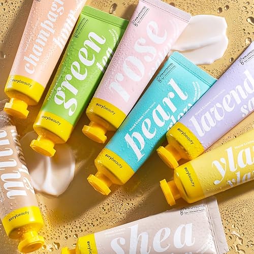 Miniatura 6 de AVRYBEAUTY Green Tea - Juego de loción de manteca de karité de 1.5 onzas, paquete de 6, loción de manteca de karité para piel seca, crema de manos