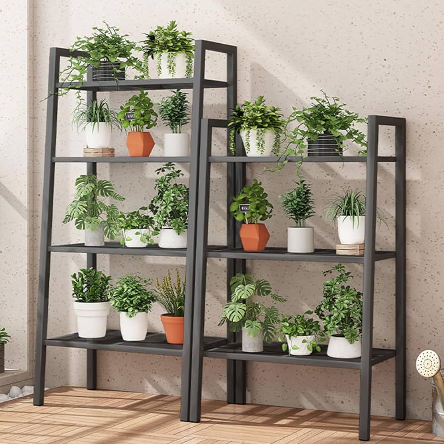 Amazon.co.jp: ガーデンラック プランタースタンド 2段/3段