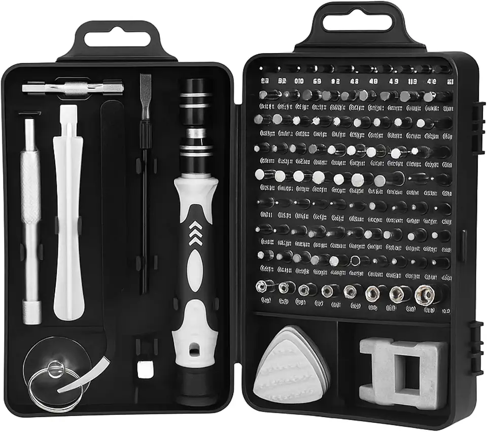 Conjunto De Chaves De Fenda 115 Peças | Kit De Ferramentas Driver Magnético | Conjunto De Chaves De Fenda De Precisão Eletrônica Para Reparo De Computador, Telefone Celular, PC, Iphone, Tablets