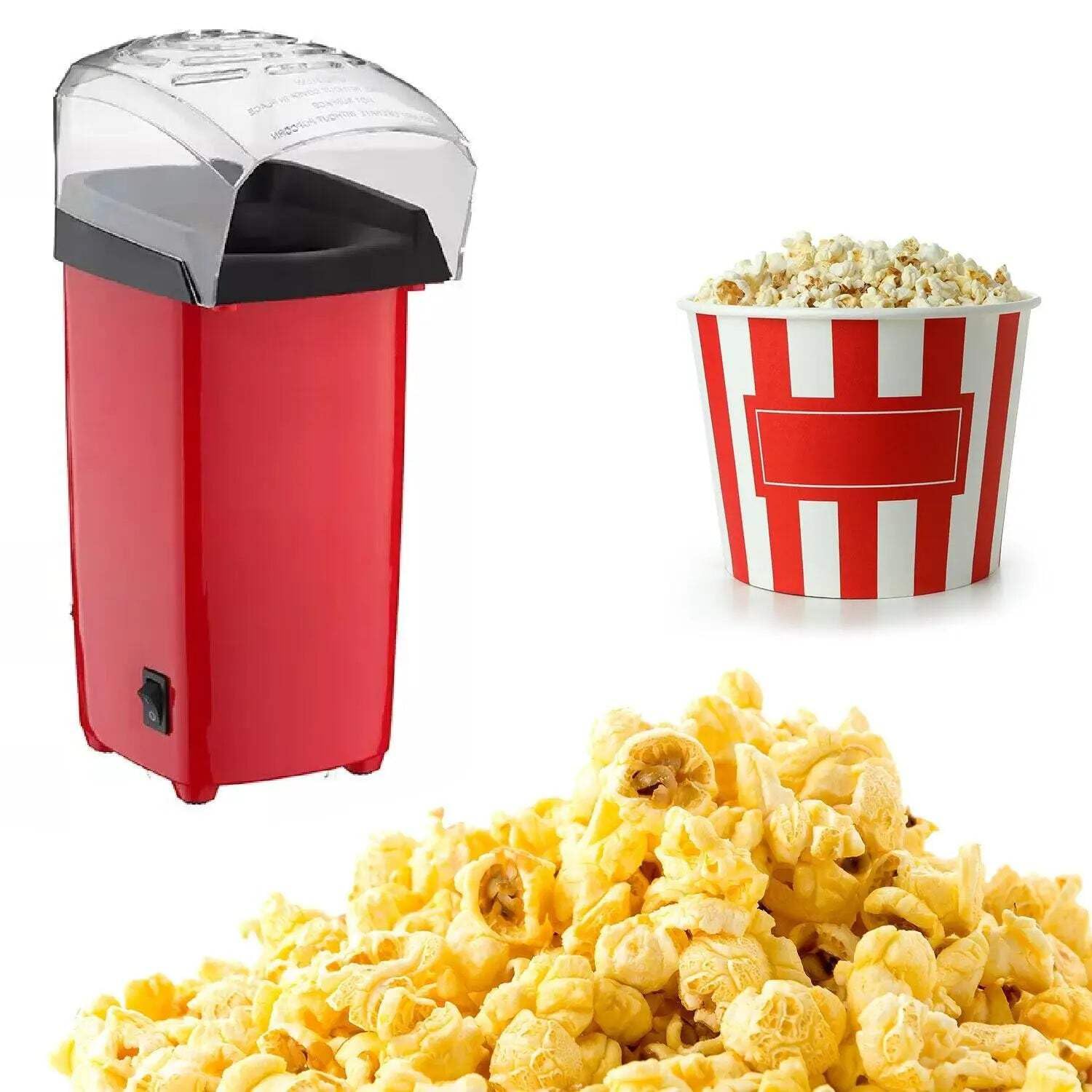 Popcorn Maker Machine Electric Snack Maker-image-42