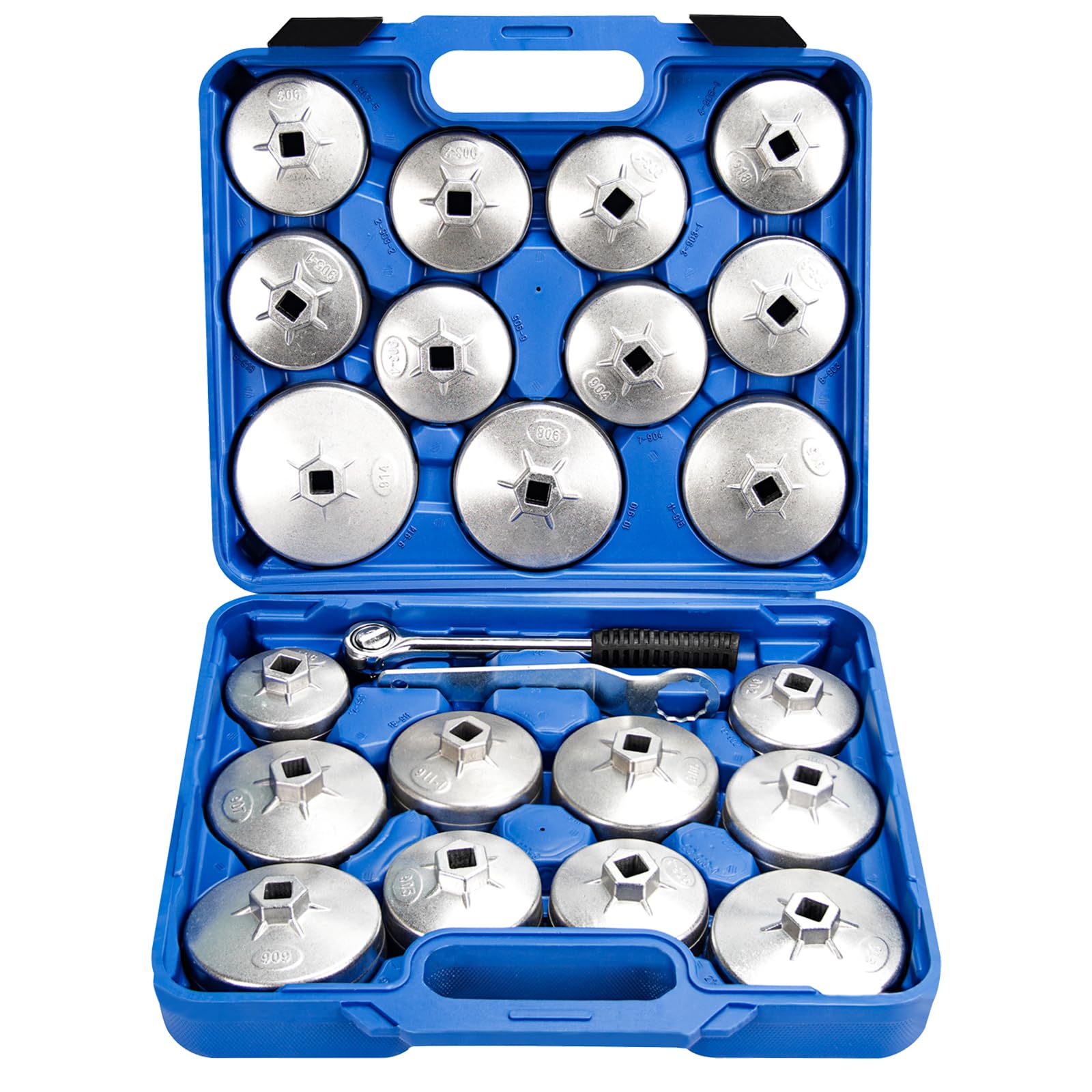 Bicos Oil Filter Wrench Set 23pcs Aluminum Alloy Cup Oil - oil system tools | Mubboo