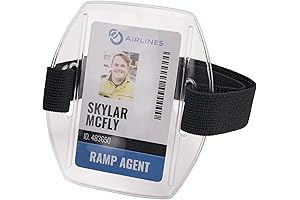 Ergodyne Squids Black Vinyl Arm Band ID/Badge Holder