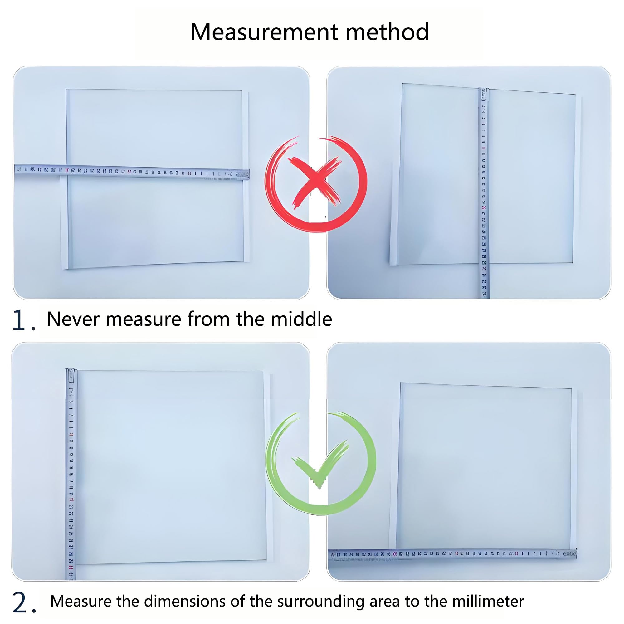 Dessus en Verre de réfrigérateur sur Mesure Remplacement des étagères en Verre à Fond en Verre pour réfrigérateurs