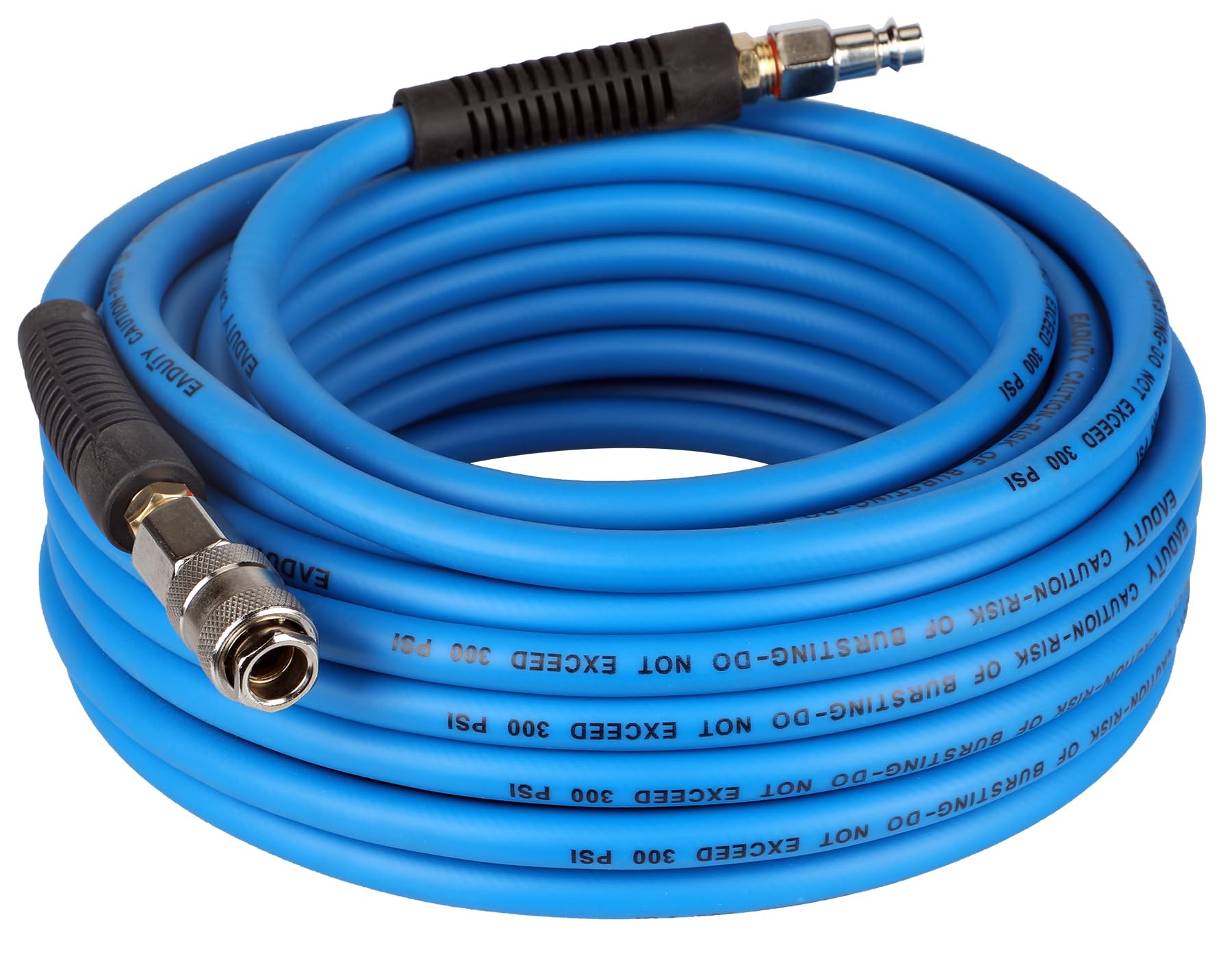 EADUTY Air Compressor Hose, Heavy Duty Hybrid Air Hose 1/4" I.D by 15 M Length