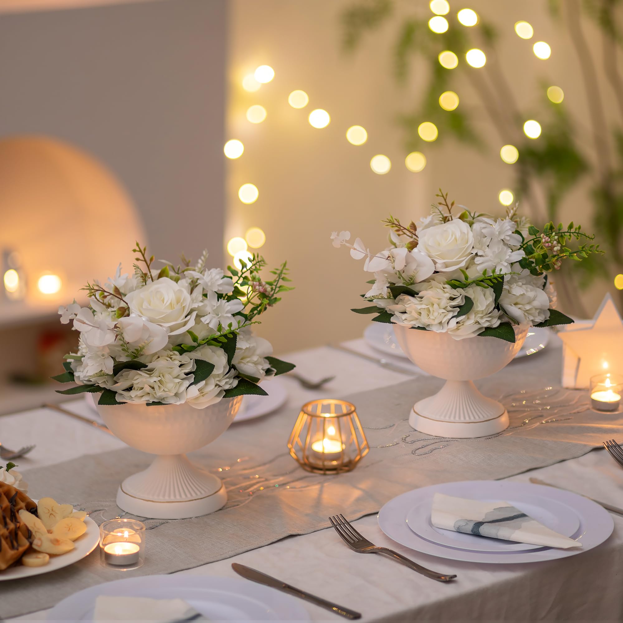 Amazon.com: Sziqiqi Urn Vases for Wedding Centrepiece - 6in High