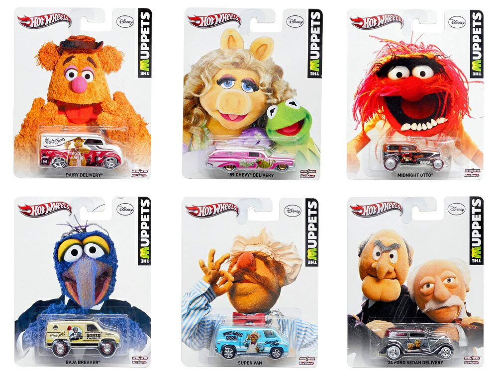 Amazon | ホットウィール マペッツ メタルダイキャストカー 6点セット 