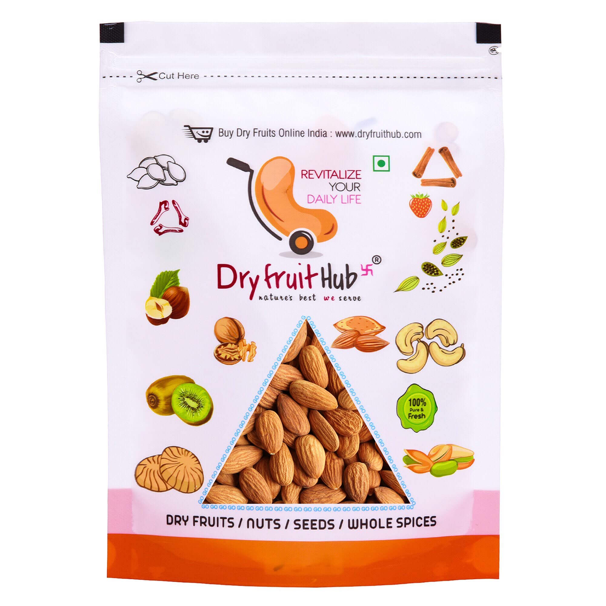 Dry Fruit Hub California Almonds 500g,Badam,Raw Almonds,Badam Giri, Badam Dry Fruits (B09YXTKYW6) Amazon Price History, Amazon Price Tracker