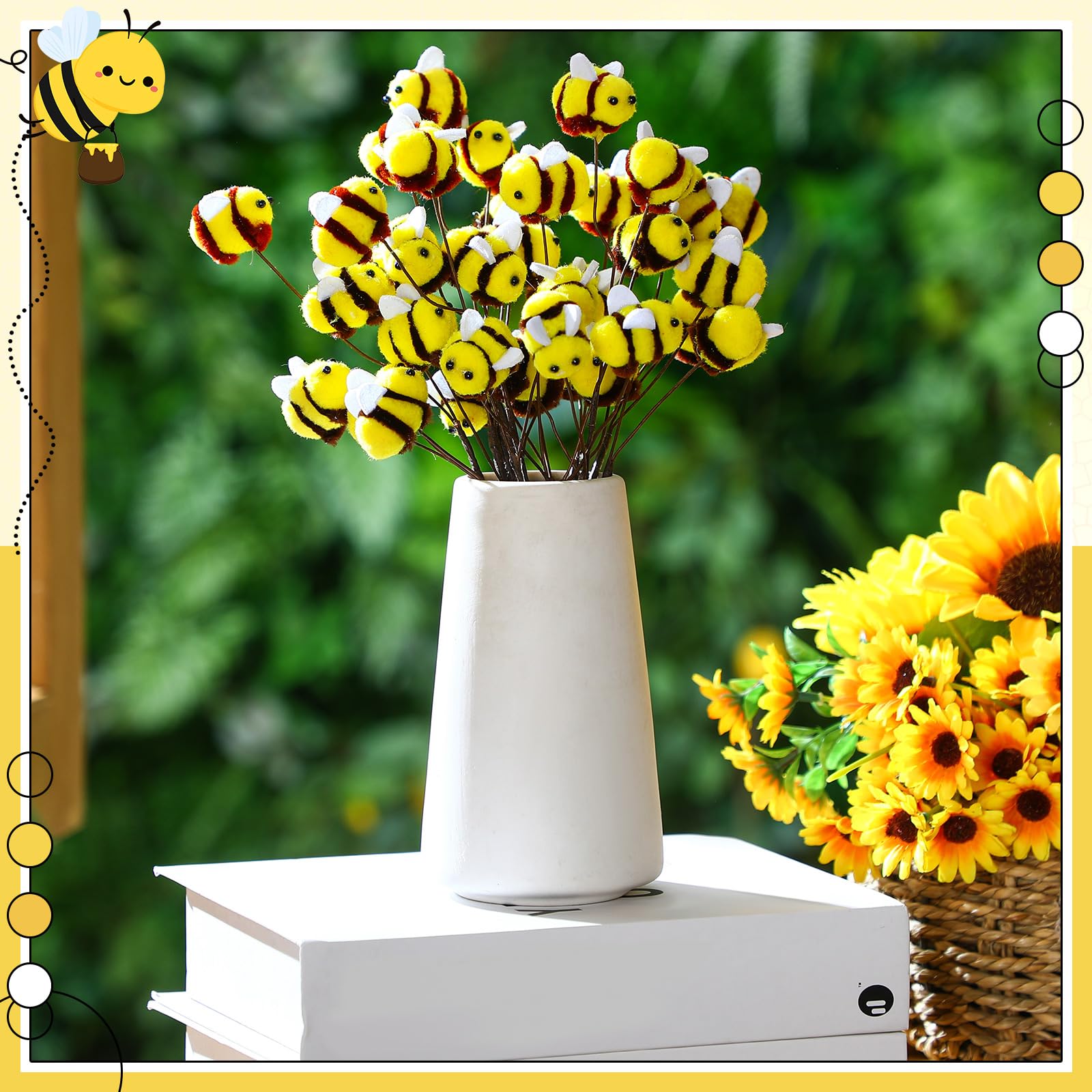 Amazon.com: Suncalla 12 Pcs Felt Bee Stems What Will Baby Bees