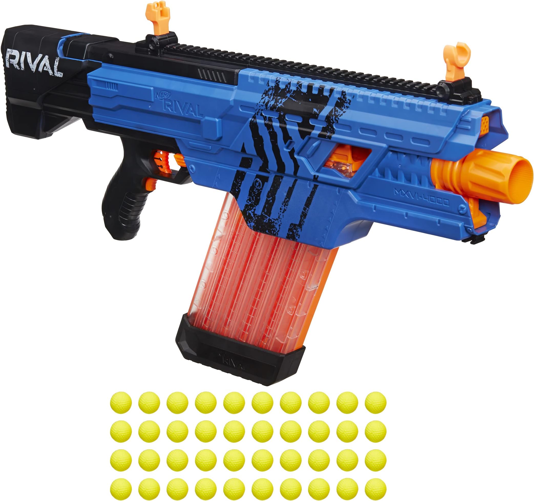 Nerf Rival Khaos MXVI-4000 Blaster Toy, Blue