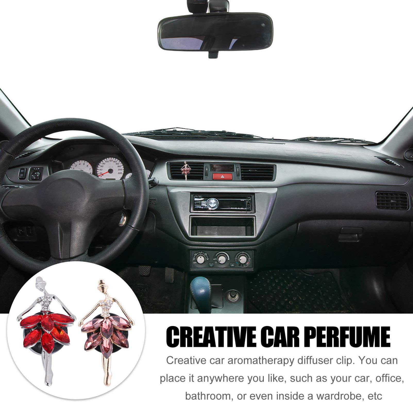 6stücke Auto Aromatherapie Clip Ballett-dekoration Für Auto-luftauslass Duftspender Für Frische Luft Im Innenraum Einfach Anzubringen Sorgt Für Angenehmen Duft Und Stilvolle