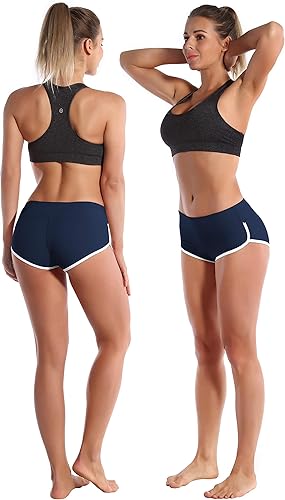 Miniatura 3 de BUBBLELIME XS-XXL Sexy Booty Yoga Shorts Running Shorts Women UPF30+ Workout Fitness Active Wicking Yoga Tummy Control